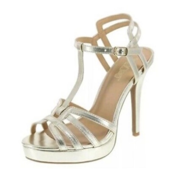 Brash Shoes - NWT Brash HEIDI Gold Platform Sandals